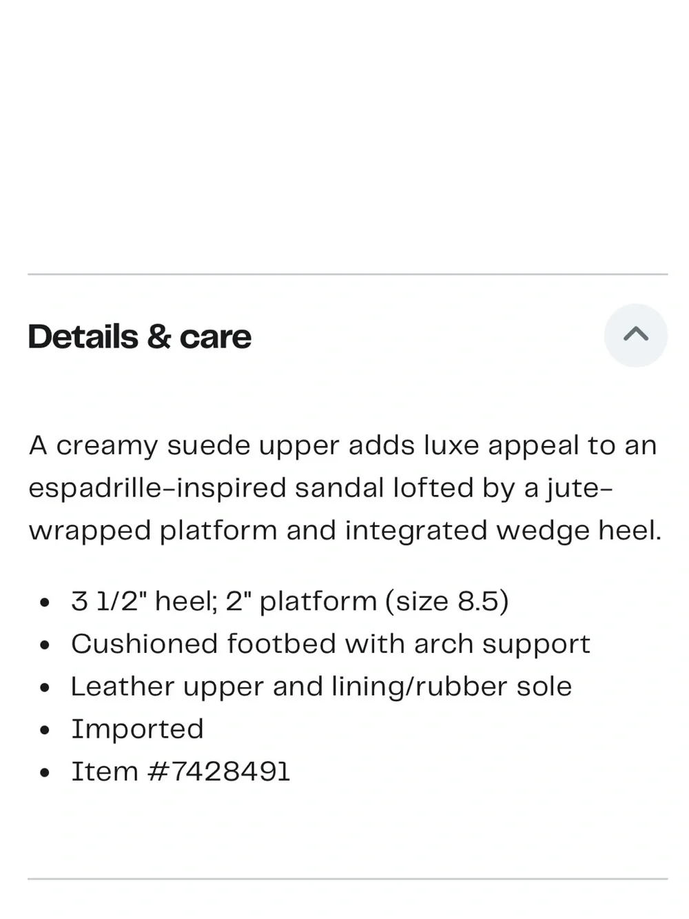 Veronica Beard Leather Gable Espadrille Platform Wedge Sandal